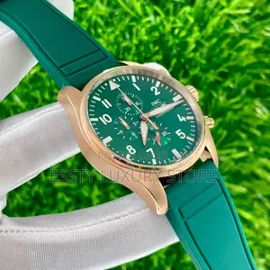 High Quality Luxury Iwc Rubber Schaffhausen Stap Wristwatch