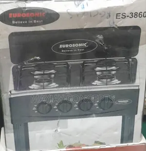 Eurosonic 4-Face Standing Gas Burner With Shelf