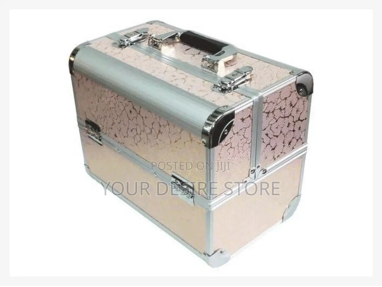 Make Up for You Professional Makeup Box - Gold Silver 