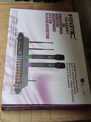 Voximic Vm-8000bt Professional Wireless Microphone System