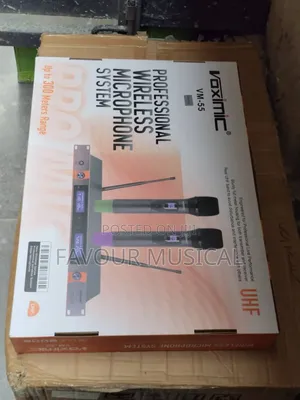 Voximic Vm-55 Professional Wireless Microphone System