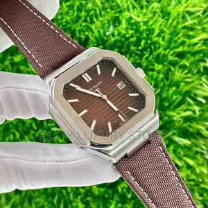 High Quality Luxury Plain Face Cubitus Patek Philippe Wristwatch