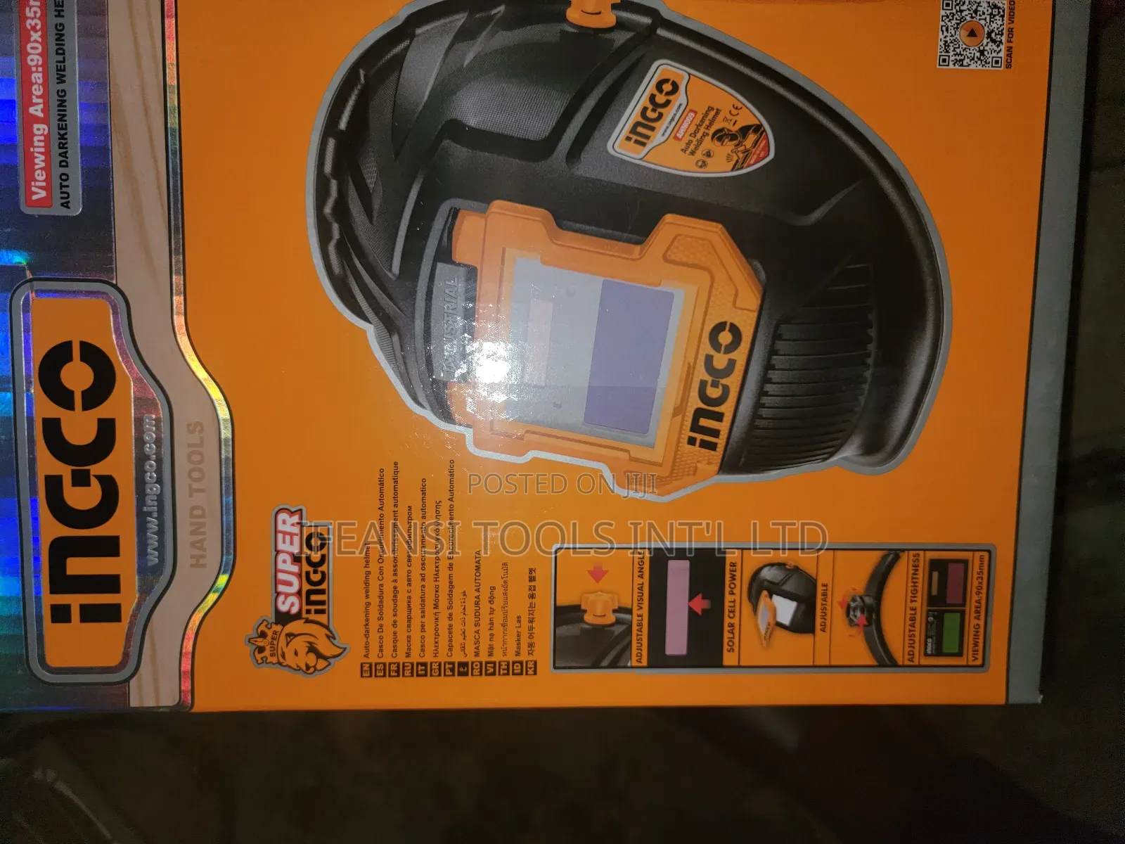 Ingco Automatic Darkening Welding Shield Mask