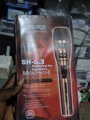 Shure Sh-6.3 Professional Dynamic Vocal Microphone,