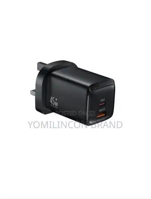 Green Lion 45w Ultra-Compact Dual Port Charger, Gan Wall Adapter