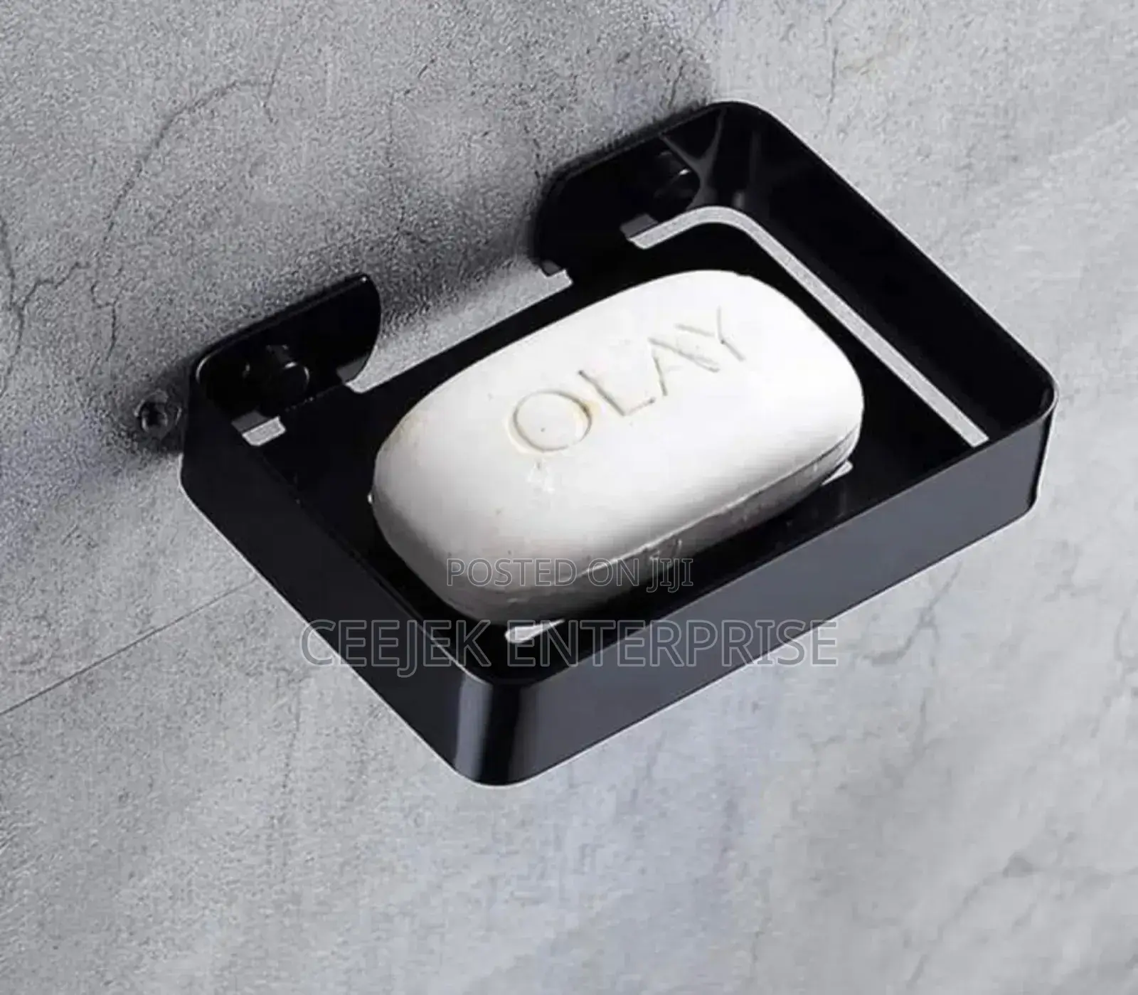 Single Balack Soap Dish