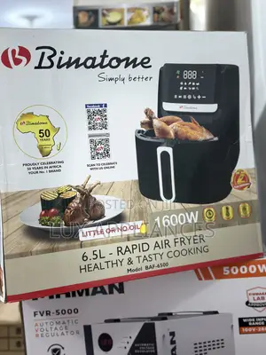 Binatone 6.5l Defrost Air Fryer Baf-6500
