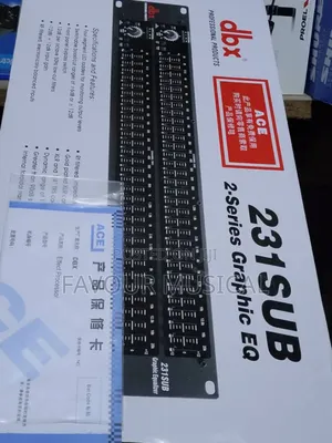 DBX 231sub Dual 2-Series Graphics Equalizer.