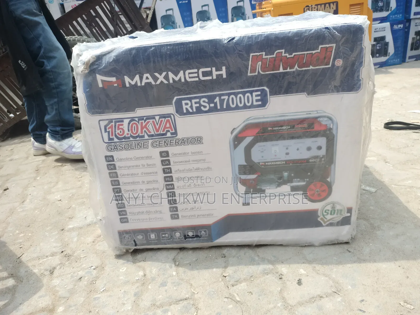 Maxmech Generator Rfs17000e 15kva