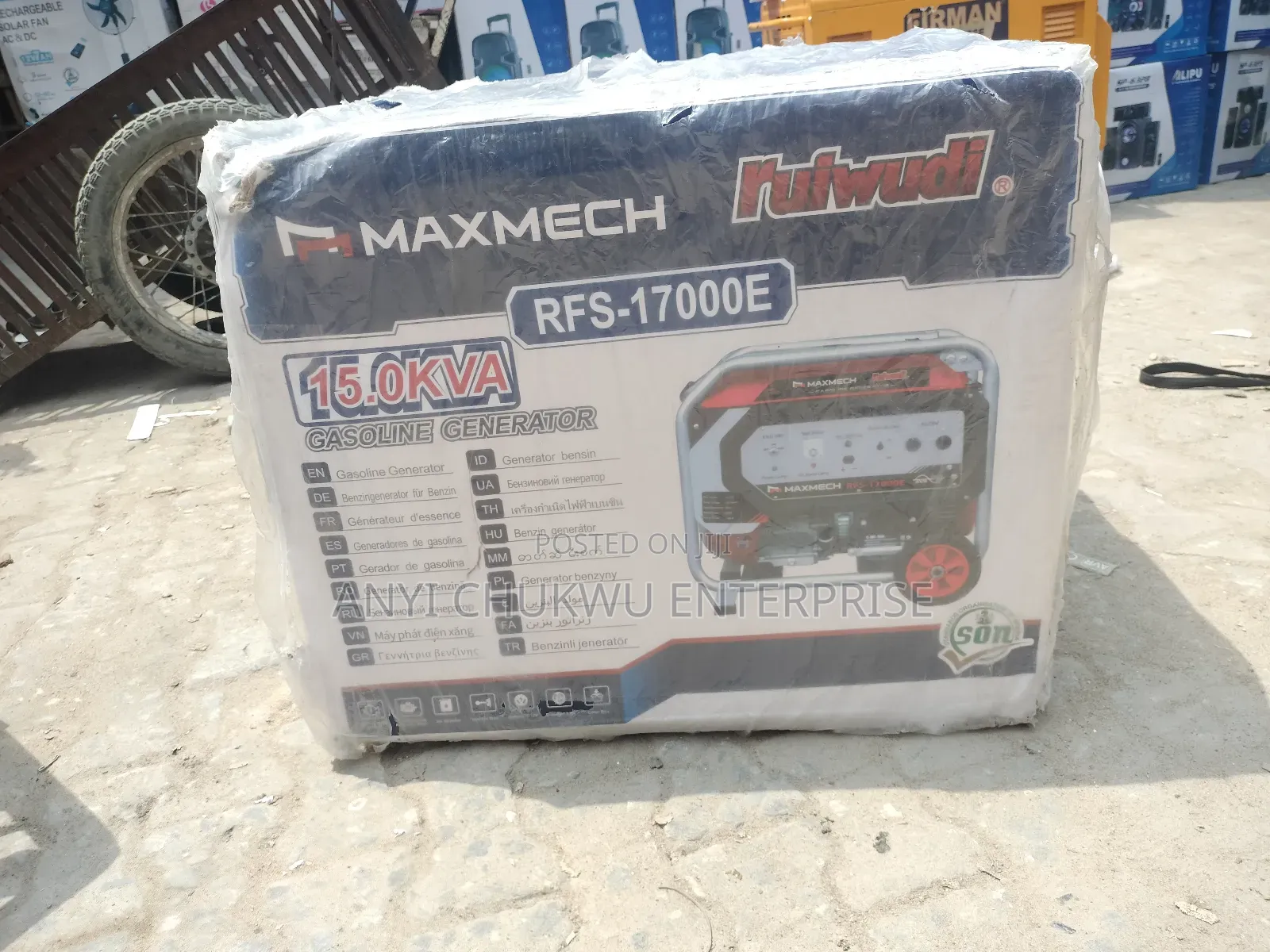 Maxmech Generator Rfs17000e 15kva