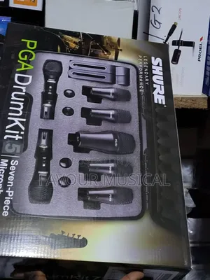Shure Pgadrumkit7, 7-Piece Professional-Quality Drum Microphone Kit