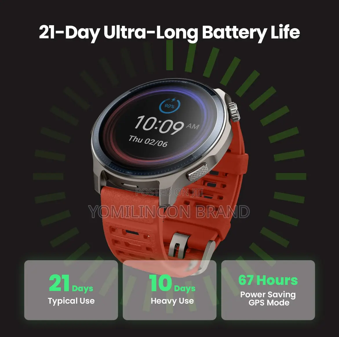 Amazfit Balance 2 Smart Watch 47mm Amoled Sapphire