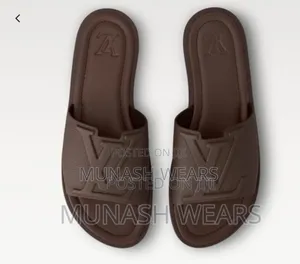 Louis Vuitton Leather Slippers Hq