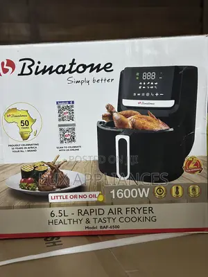 Binatone 6.5l Golden Air Fryer Baf-6500