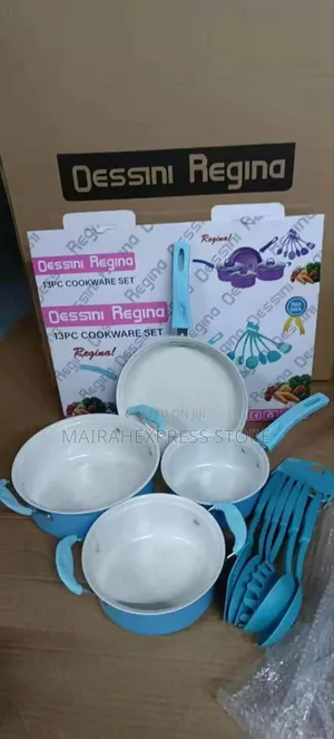 13pcs Fair Quality Dessini Cookware
Set (D4r3t)