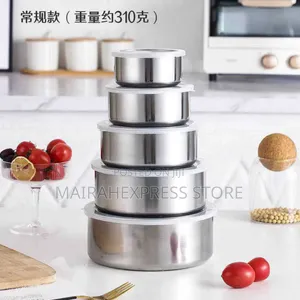 5in1 Stainless Steel Crisper Set