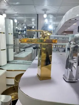 Elegant Gold Design Basin Mixer
