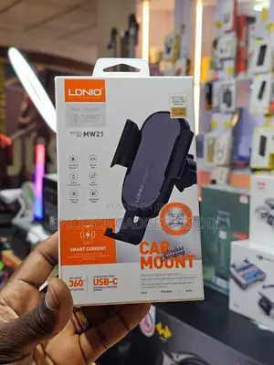 Ldnio Car Phone Mount/Wireless Charger - Ac Vent