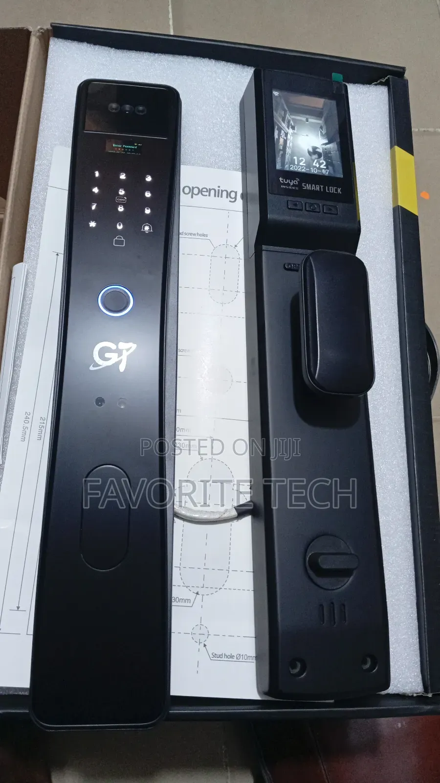 3d Facial Recognition Intelligent Smart Lock