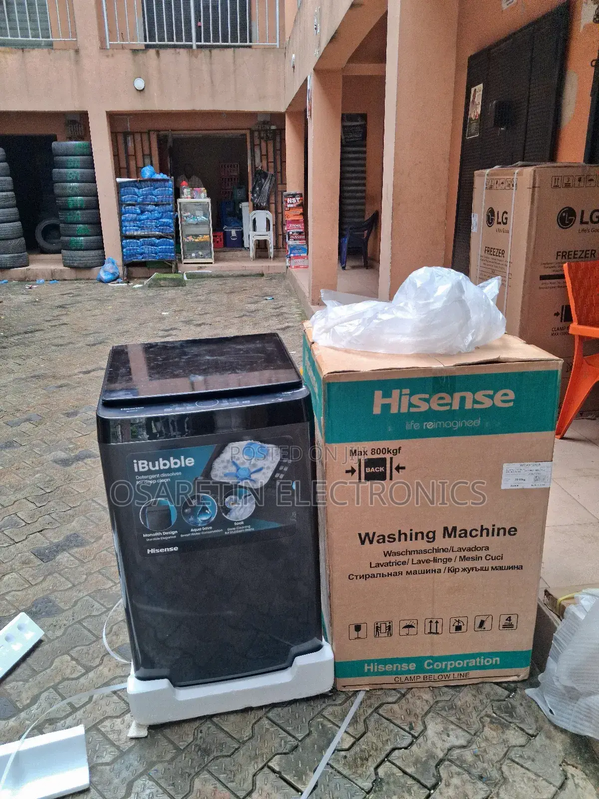 Hisense Automatic Top Loader Washing Machine. With One Year Warranty