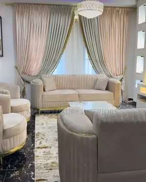 Pure Turkey Curtains With Pleated Design ( Non Authomated Tracks)