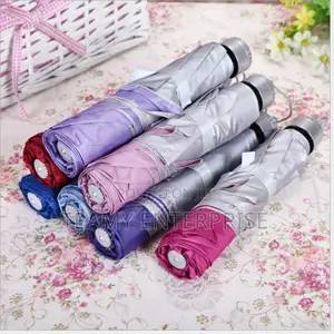 Silver Umbrella With Various Outer Colours