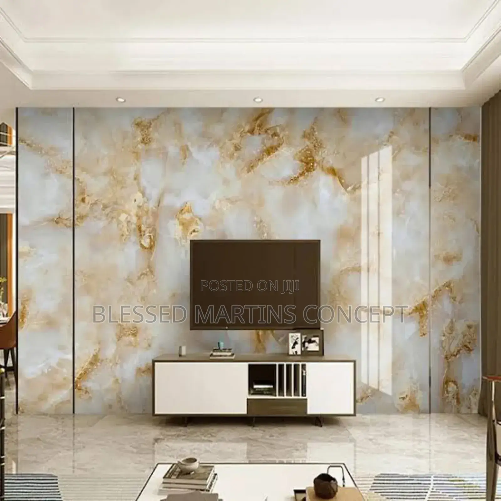 Marble Wall Sticker, Good for Tv Console, Wall Decorations, Offices