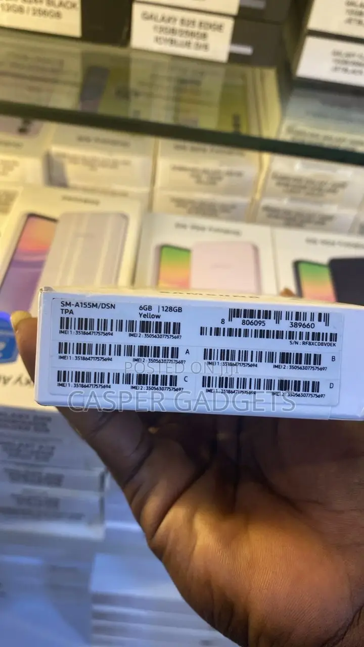 New Samsung Galaxy A15 128 GB Yellow