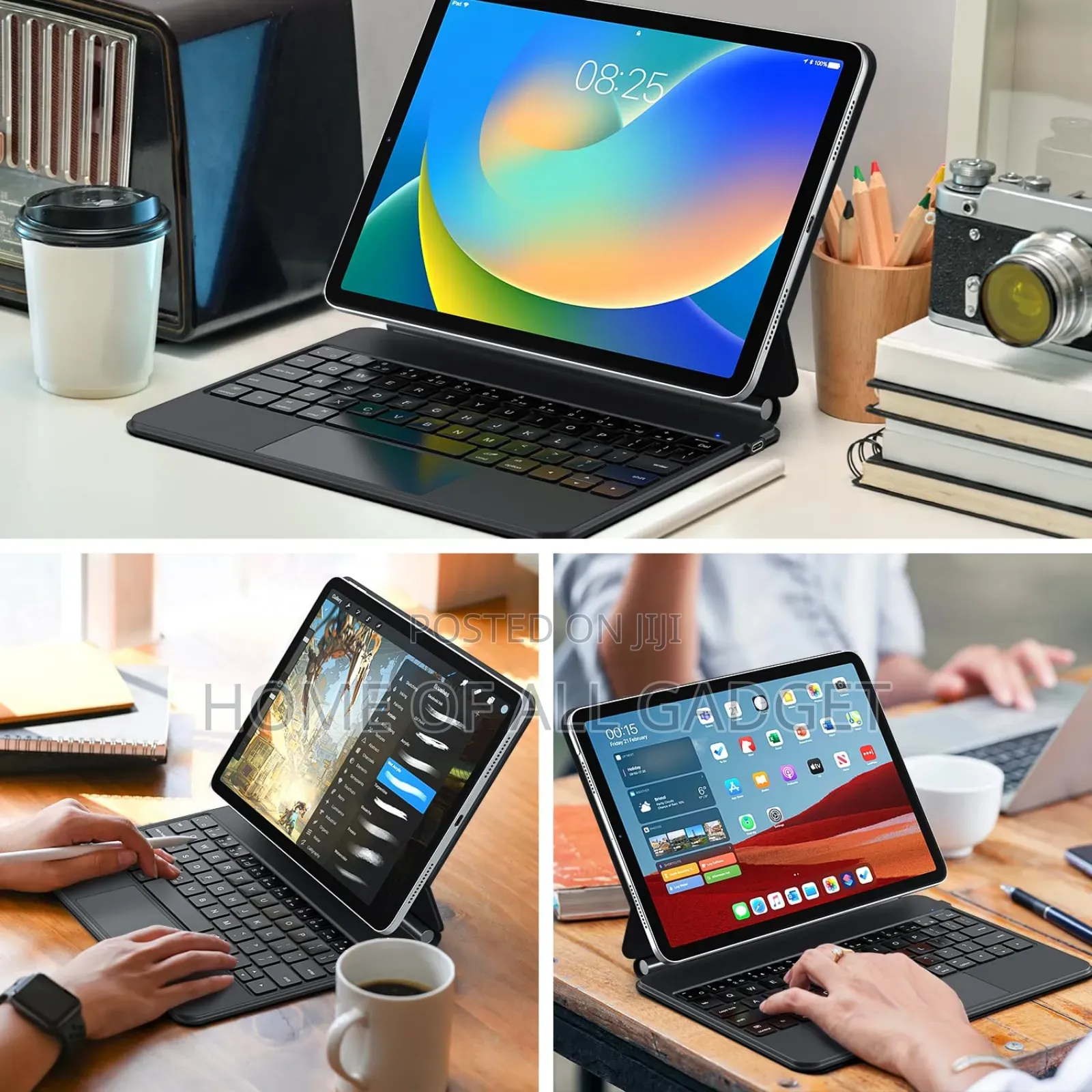Keyboard Case for iPad 10th Generation 2022 11th A16, 2025 Magic