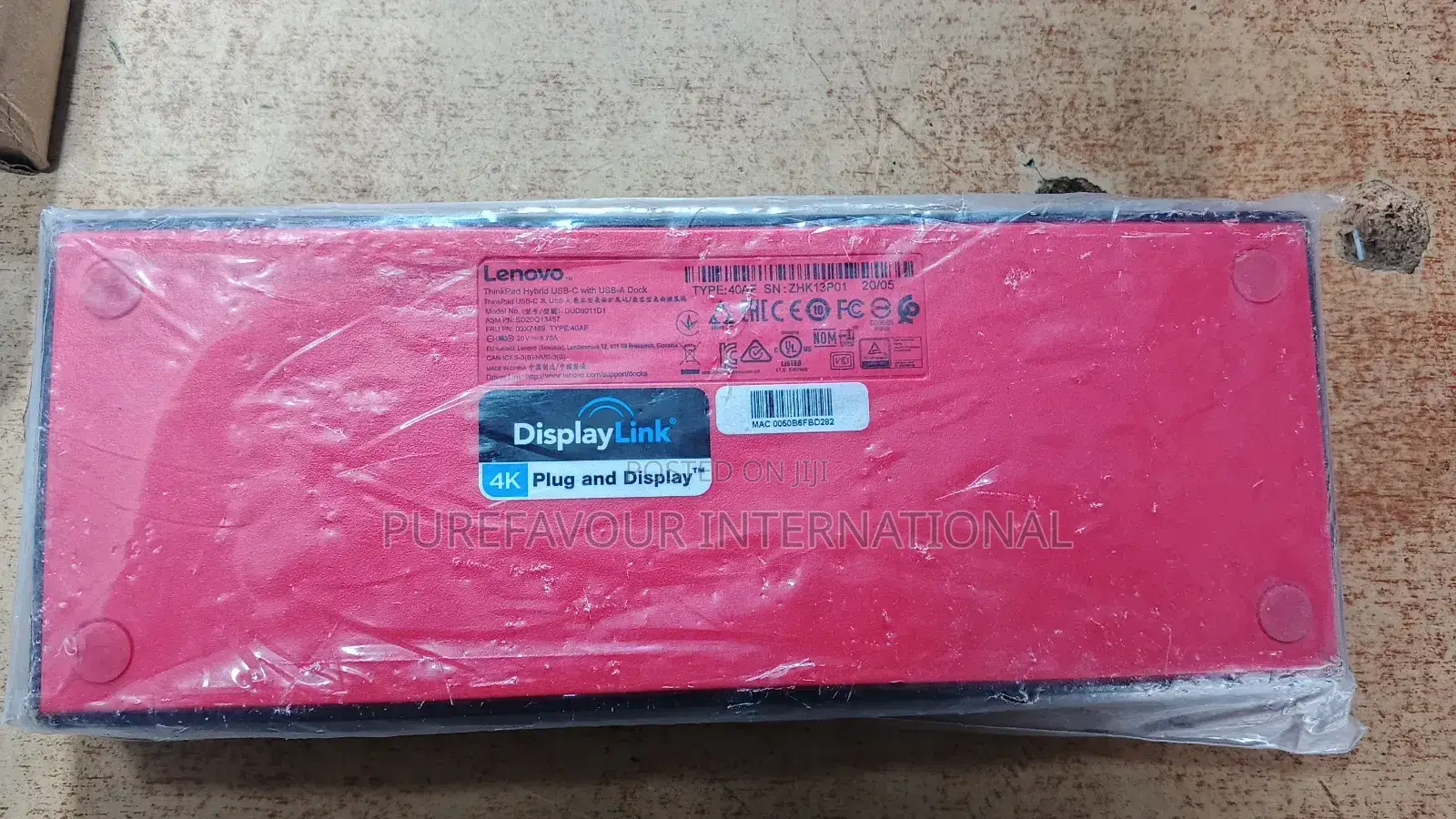 Lenovo Thinkpad Usb 3.0 Dock W/ Displaylink