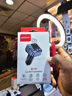 Poolee Bluetooth Car Charger With Mic for Clear Calls.