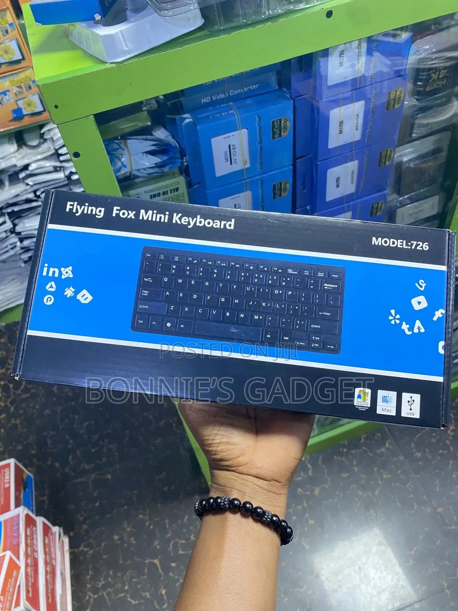 Flying Fox Mini Keyboard" (Model: 726).