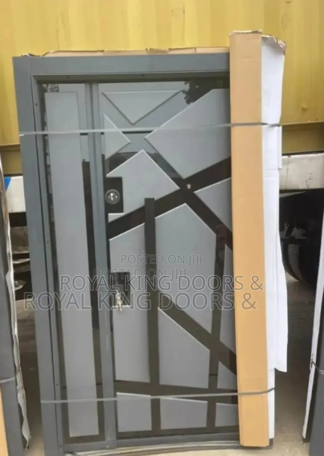 Grey Entrance Turkey Luxury Security Doors