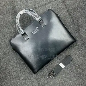 Mont Blanc Luxury Leather Laptop Bag 💻