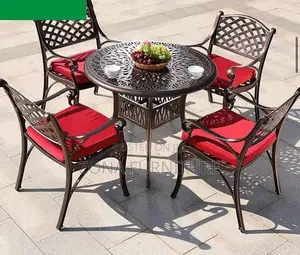 High Quality Foreign Design Cast Aluminum Outdoor Table and Chairs