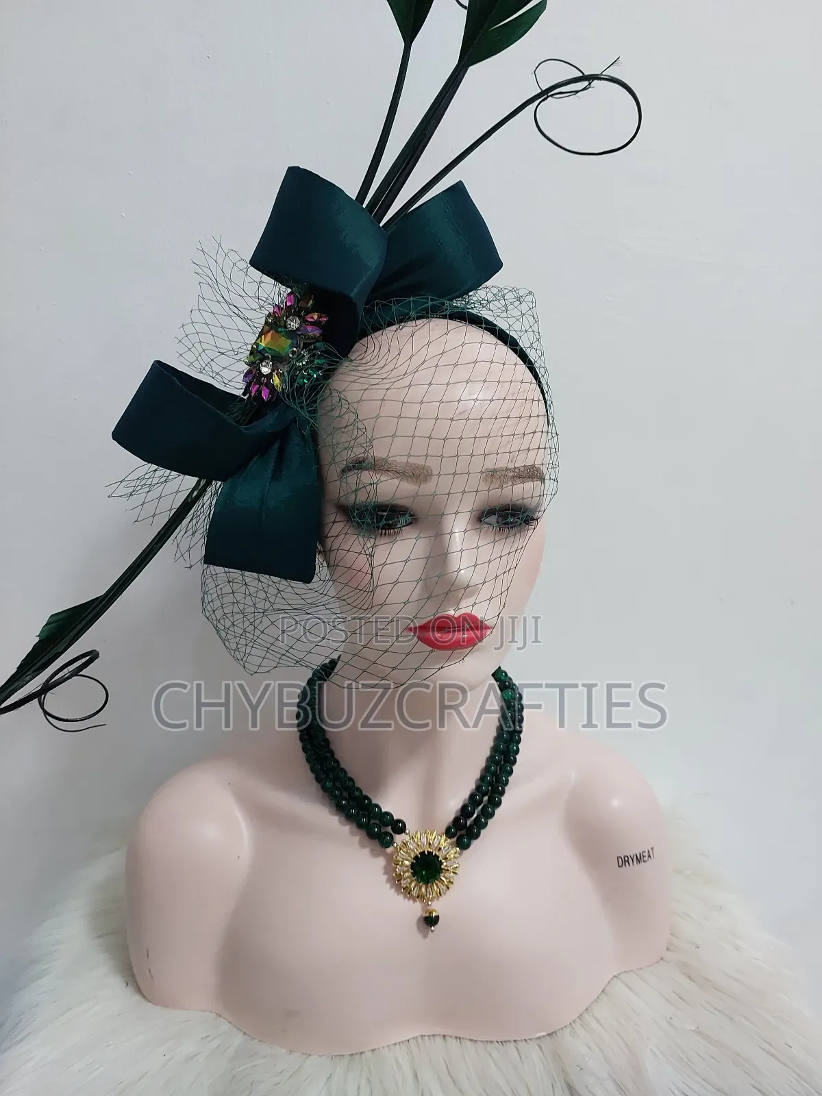 Emerald Green Facinator