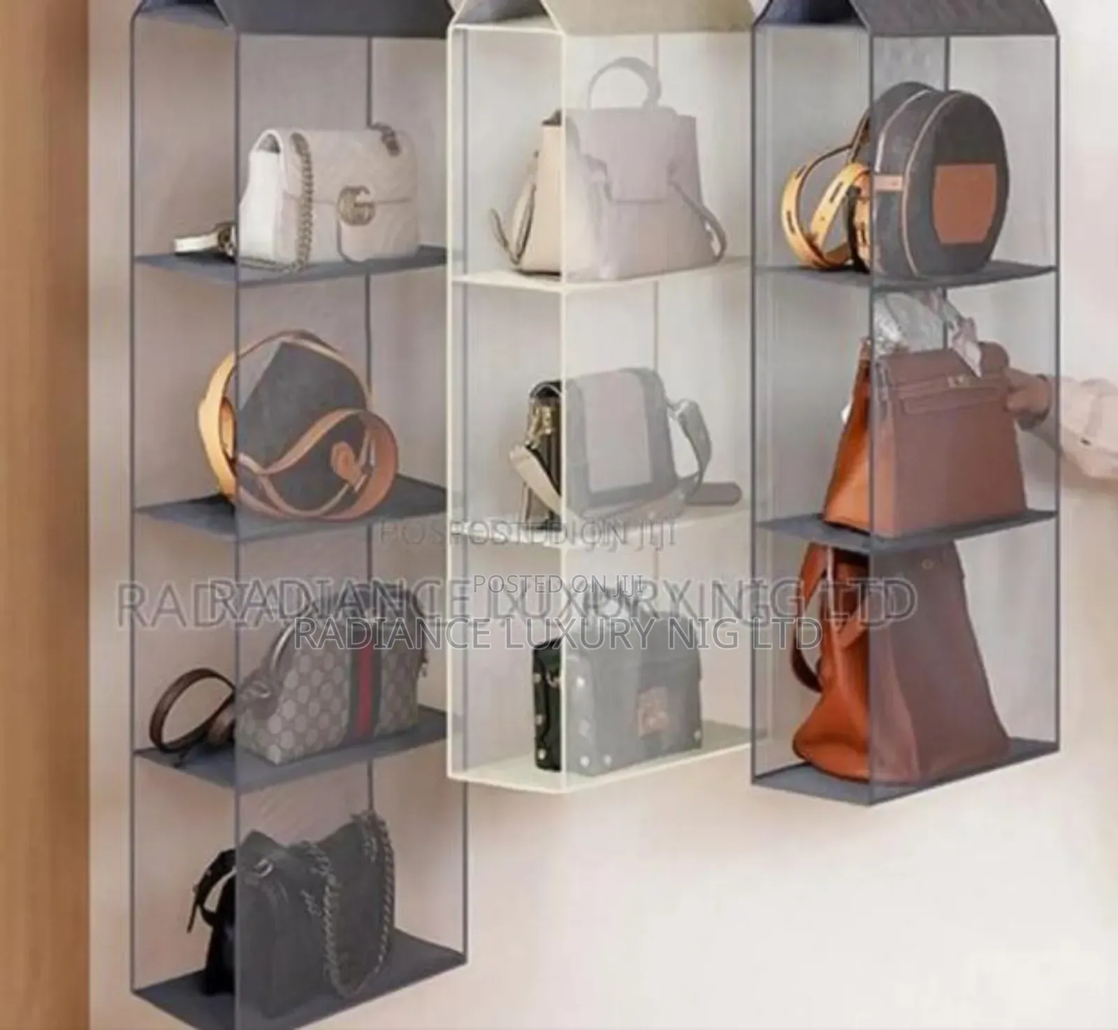 4 Steps Bag Storage Hanger
