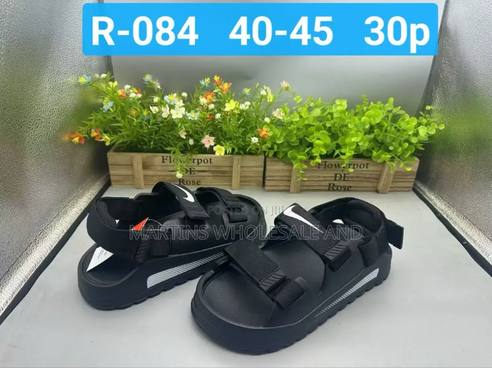 Chunky Flat Sandals With Adjustable Straps