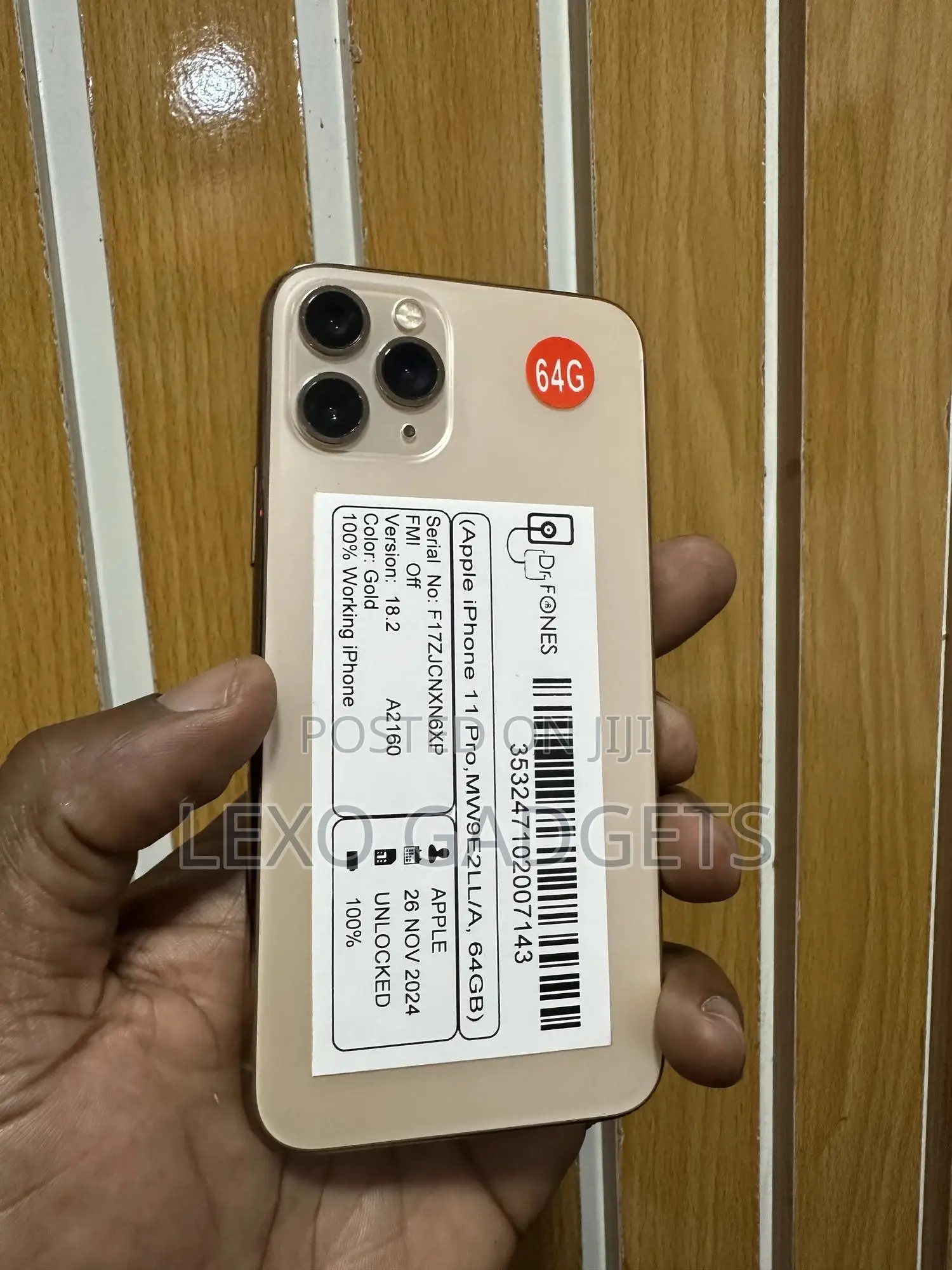 Apple iPhone 11 Pro 64 GB Gold