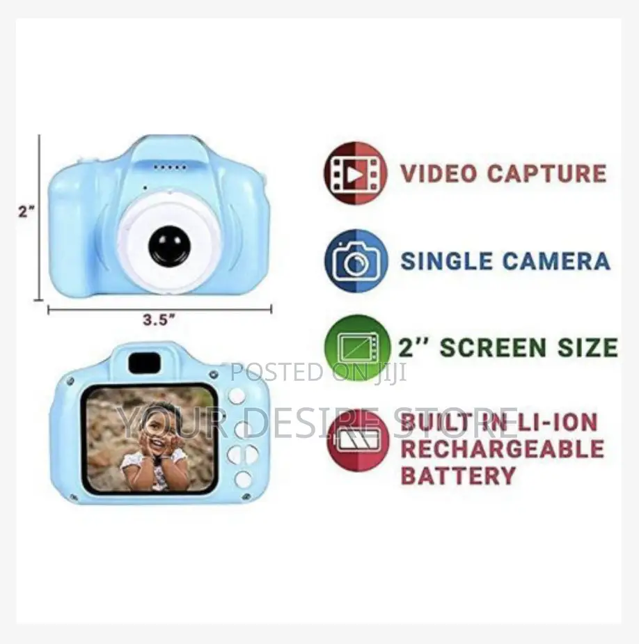 Kids Camera for Photo Video With Inbuilt Games Inside With Memory