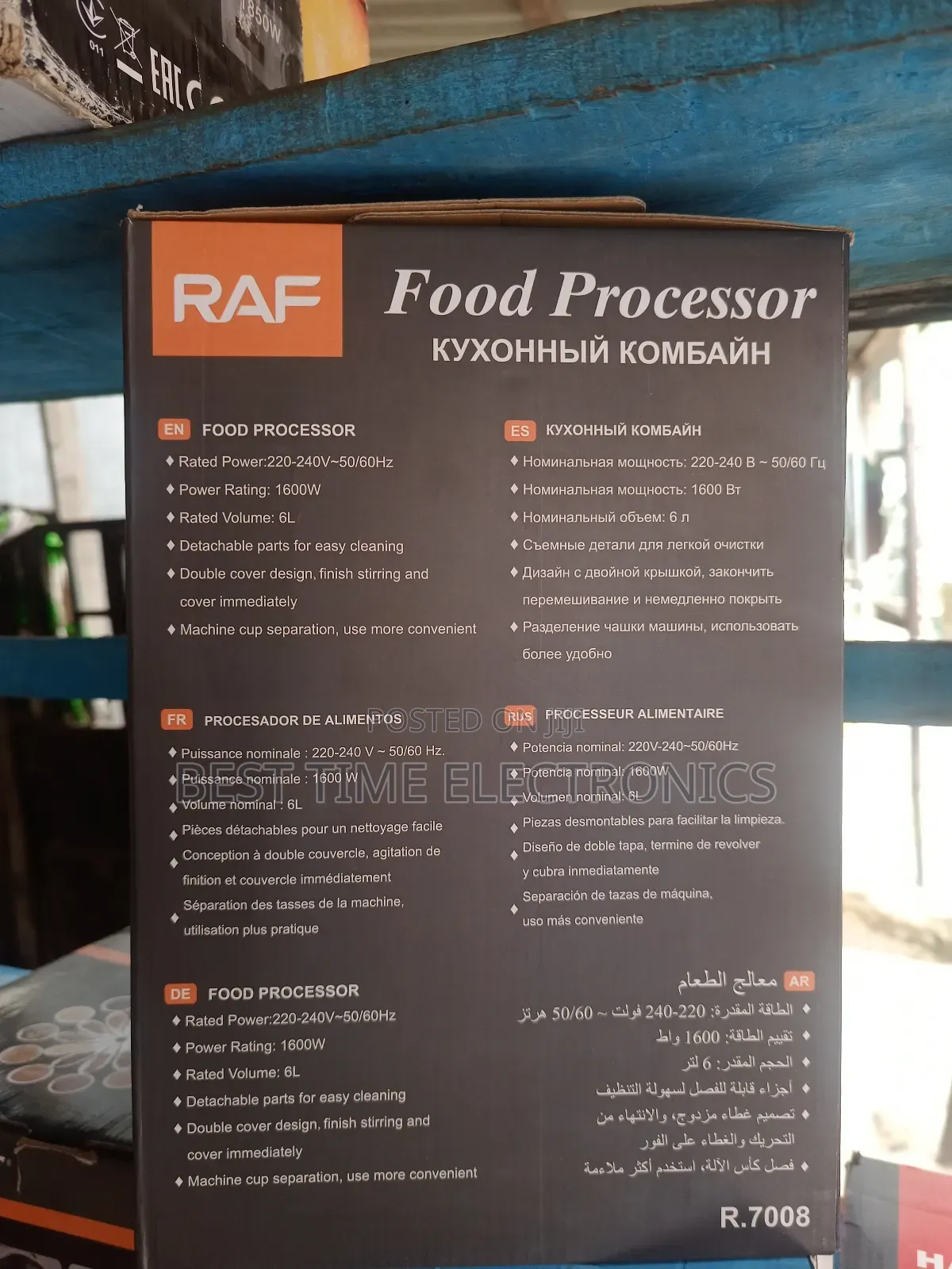 Premium Raf 6l Food Processor