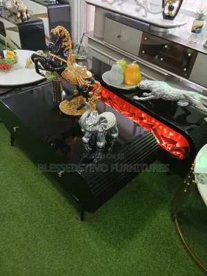 Black Center and Tv Stand