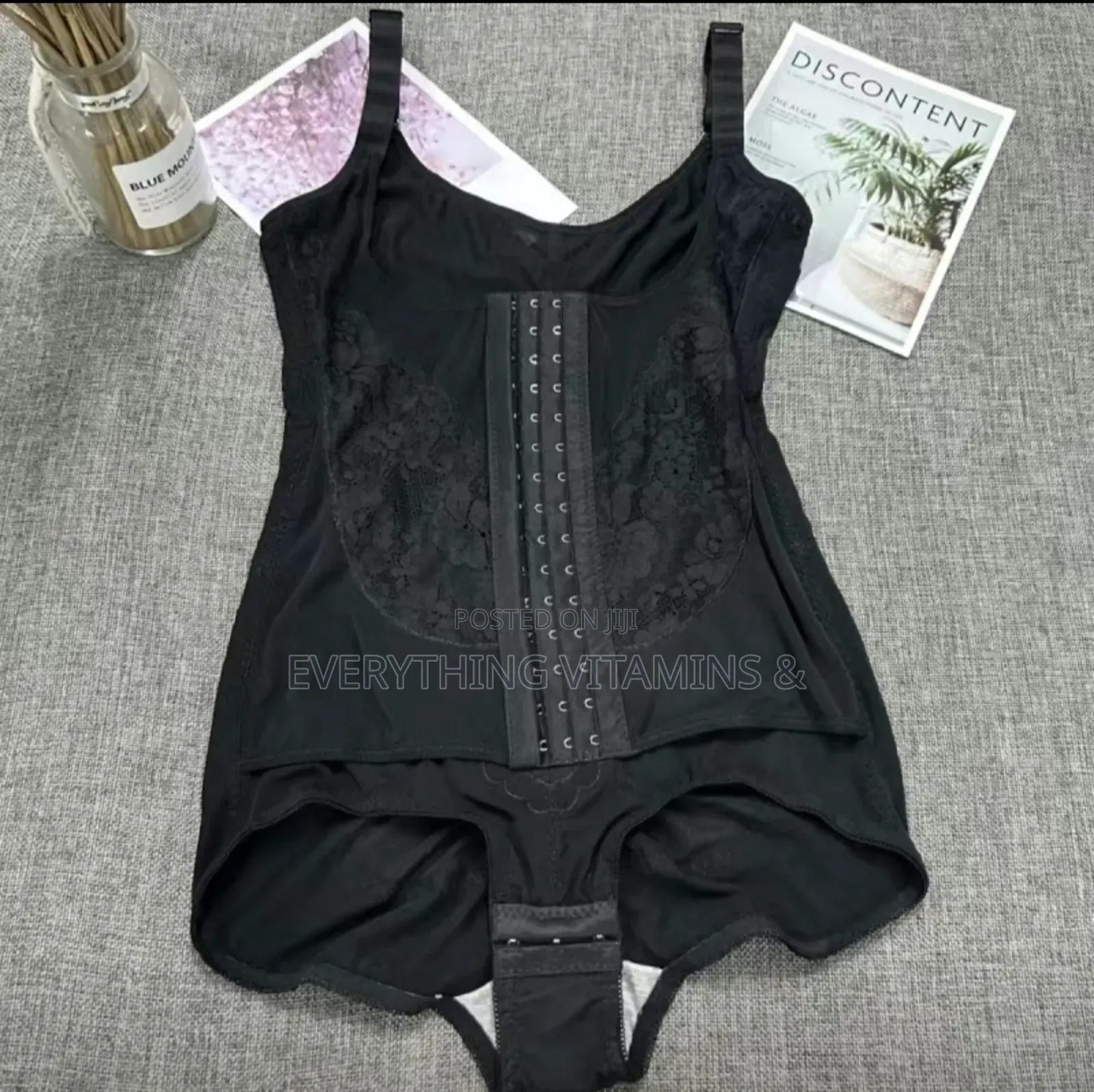 Bodysuit With Hook High Waist Trainer