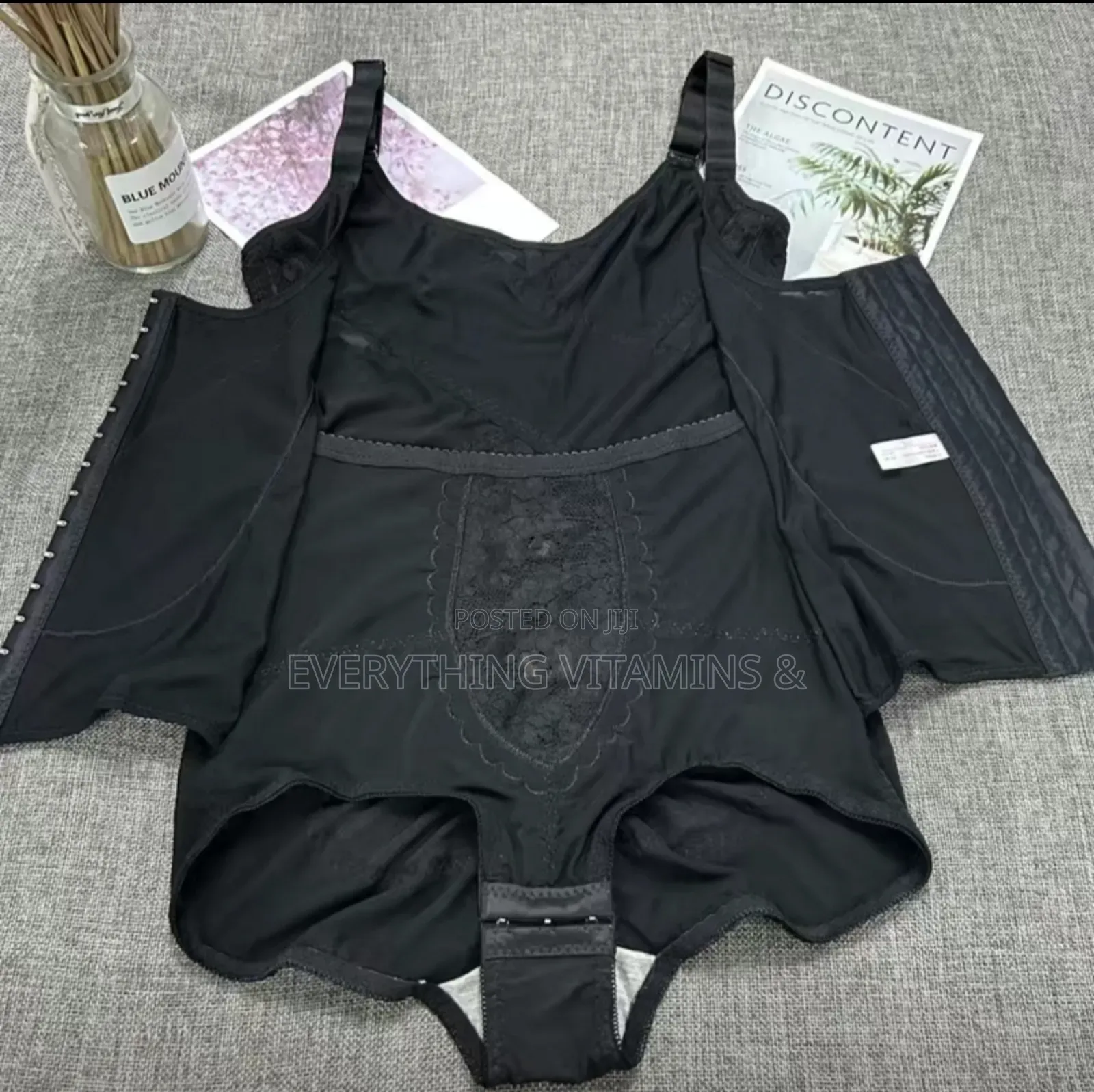 Bodysuit With Hook High Waist Trainer