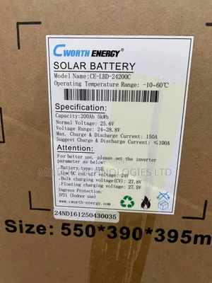 Cworth Energy Lithium Battery 5kwh 24v 200ah