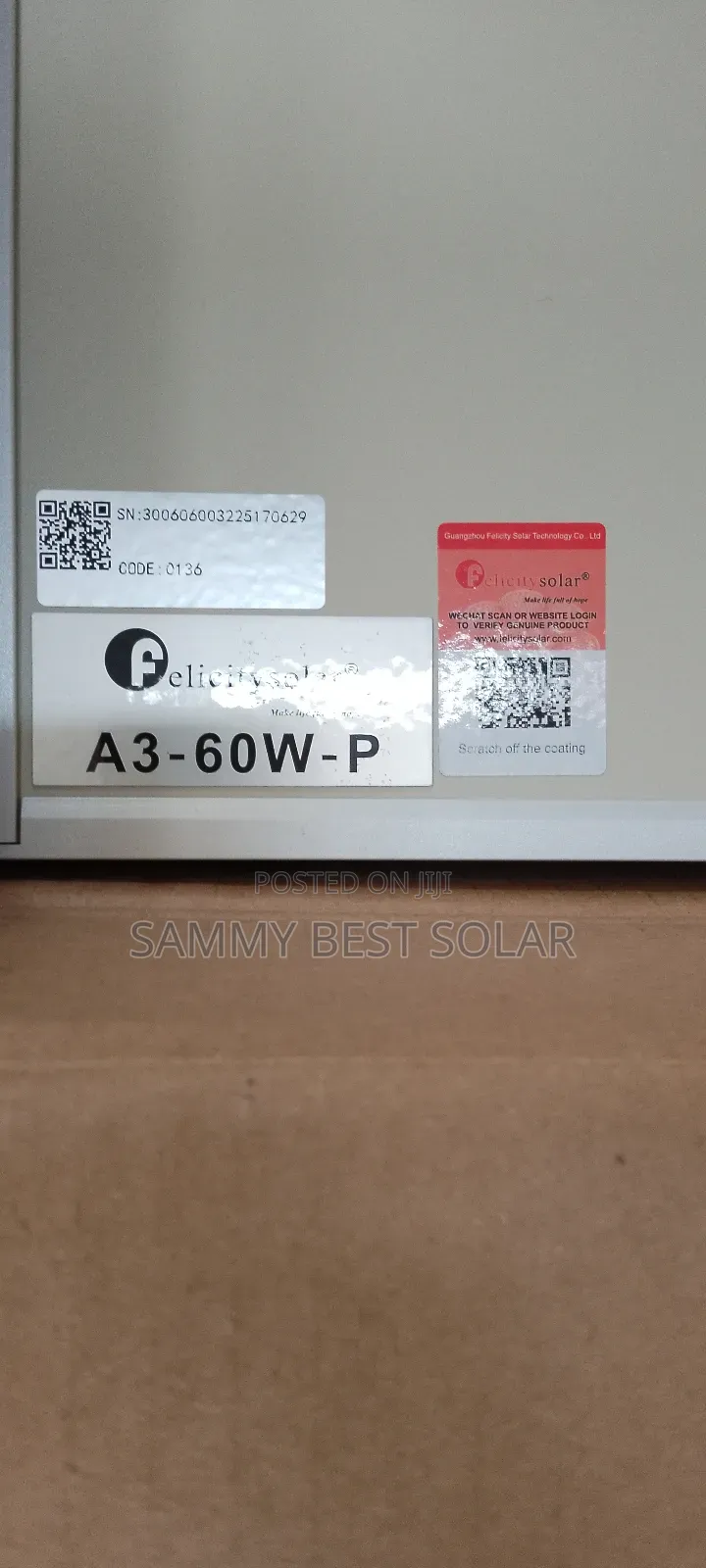 Felicity A3 60 Watts All-in-One Solar Street Light