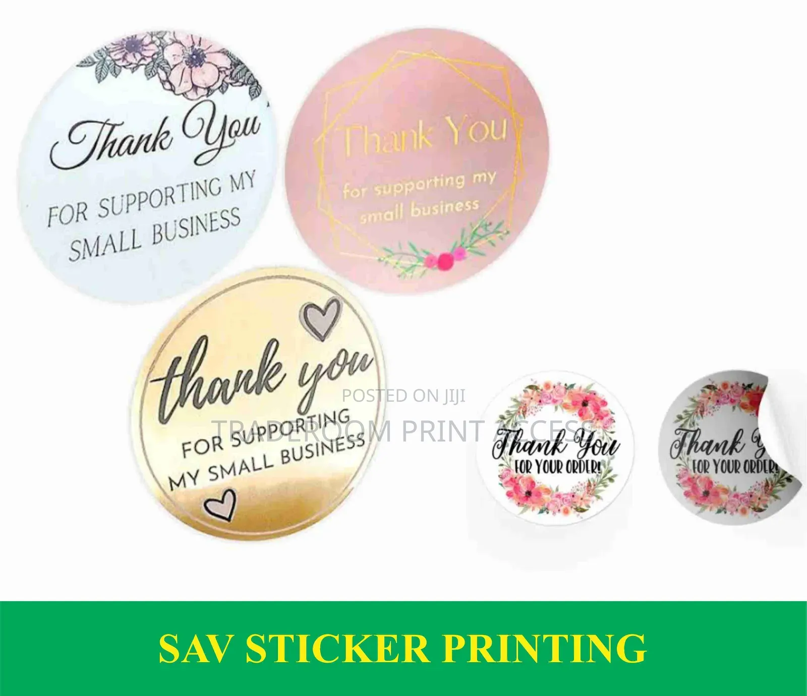 Packaging Label Printing, Sav Sticker, Transparent Sticker, Uv Print