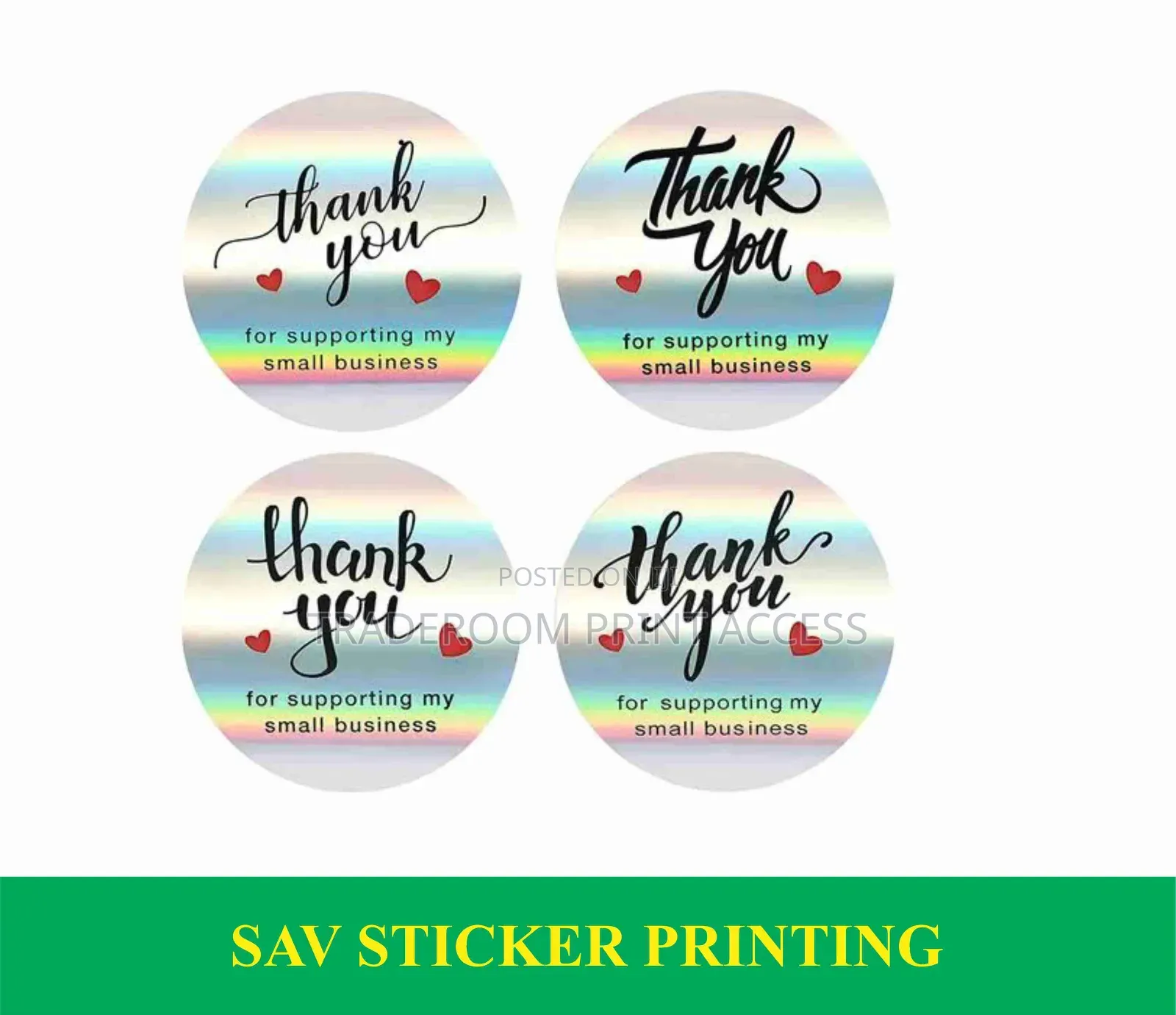 Packaging Label Printing, Sav Sticker, Transparent Sticker, Uv Print