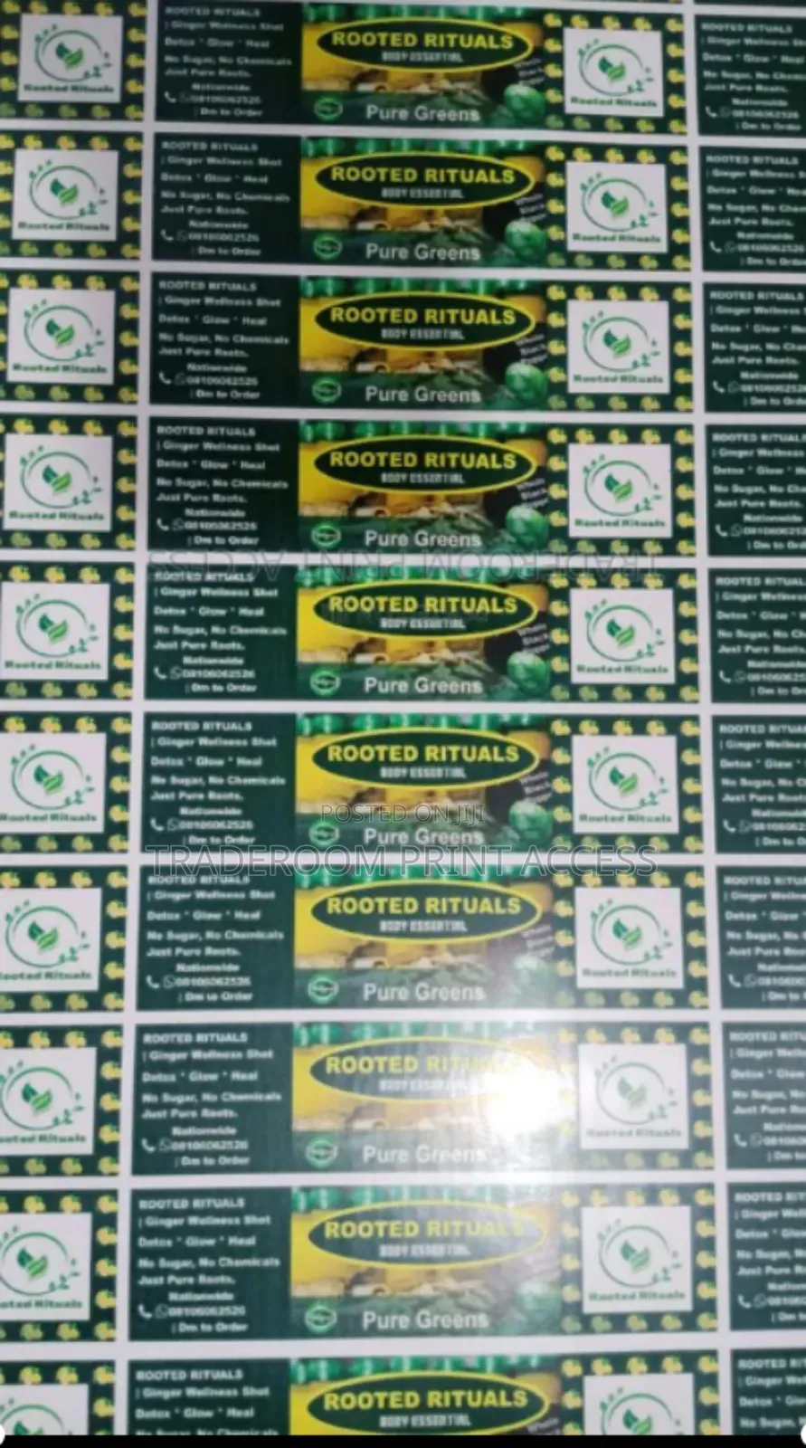 Packaging Label Printing, Sav Sticker, Transparent Sticker, Uv Print