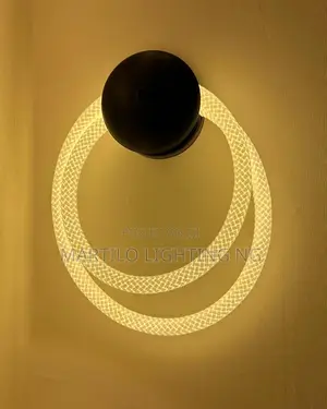 Modern Rope Wall Light With Unique Design and Color Display